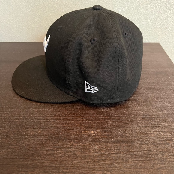 Chicago Bulls NBA flat hat fitted size 7 1/4 - Picture 4 of 5